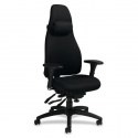 Chaise Global Obusforme 4430 - Chaise ergonomique avec coussin lombaire et appui-tête