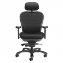 Nightingale CXO 6200 D - Ergonomic chair with mesh back & headrest - Side view