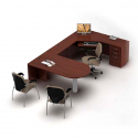 Global Office Desk ZIRA - Office Desk for managers or executives ZL-1 - Right hand side