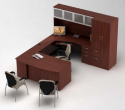 Global Office Executive Desk ZIRA - Computer Desk Suite ZL-6 - Right hand side application