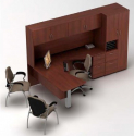 Global ZIRA - Computer Desk suite for managers and executives ZL-24 - Right hand side