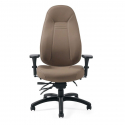 Global Chaise Ergonomique de Bureau - Obusforme Comfort 3D 1240-3 - Vinyle Beige