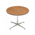 Global CAR - Round cafeteria or meeting room table - Avant Honey AWH