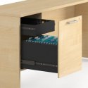 Concept 300 by Lacasse 3NNE-IF Suspended pedestal with inner box and file drawers