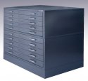 Mayline C-Files 2-7868C-7868W File plan storage - 10 drawers - Gray