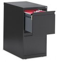 Global GWP Series - Freestanding File File Metal Pedestal - 2 drawers - Black