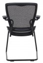 Nightingale All Mesh Guest Chair - OXO 6500 - Black - Back view