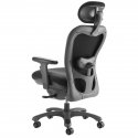 Nightingale CXO 6200 D - Ergonomic chair with mesh back & headrest - Back view