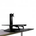 Workrite Solace - Electric Sit to Stand Desk Converter - Sitting Height
