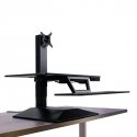 Workrite Solace - Electric Sit to Stand Desk Converter - Movement