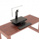 Workrite Solace - Electric Sit to Stand Desk Converter - Single Monitor