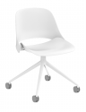 Humanscale Chaise d'Appoint - Trea - Base étoile à quatre pointes et roulettes