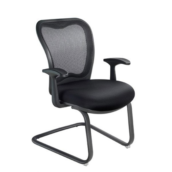 Nightingale Medium Mesh Back Chair Sled Base - LXO 6002