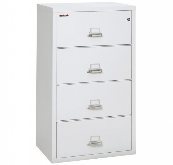 FireKing Lateral File Cabinet - 4-3122-C - White Arctic