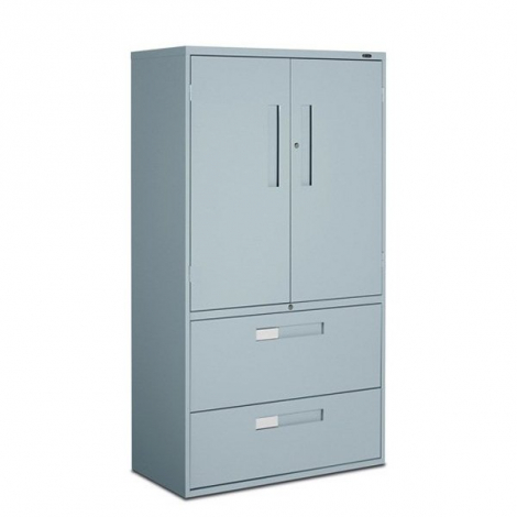 Global Fileworks Multi-Storage Cabinet and Lateral File Combo 9336-5MSL