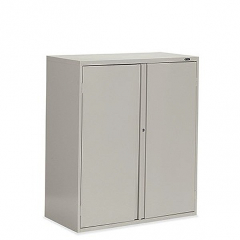 Global Fileworks metal bookcase unit with doors.