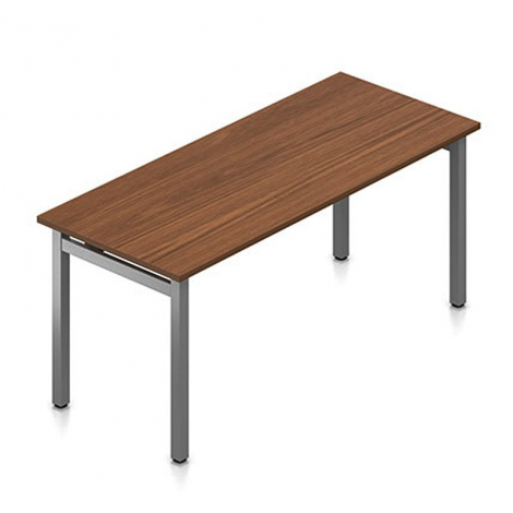 Global Ionic ML - Freestanding laminate office desk or work table - TMA - Tiger mahogany