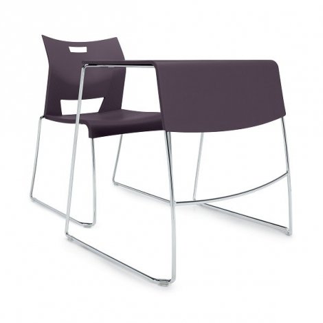 Global Duet Table Empilable - DST1828P - Aubergine