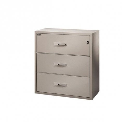 Gardex GL-403 Fire resistant lateral cabinet - 3 drawers